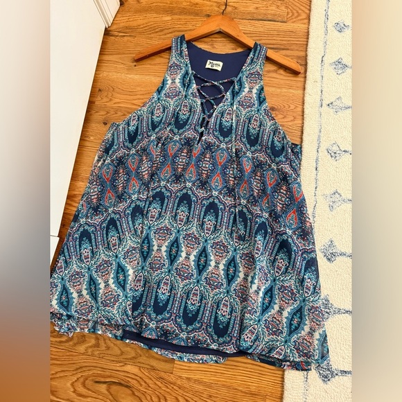 Show Me Your MuMu Rancho Mirage Lace Up Tunic size Small - Picture 7 of 10
